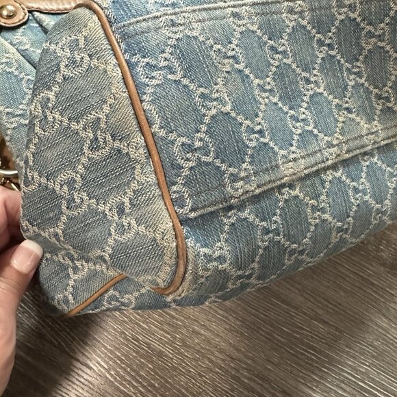 Gucci Sukey Denim Large Bag - Picture 3 of 12